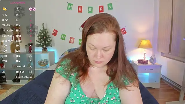 CutieGinger online show from 7, 1, 2025