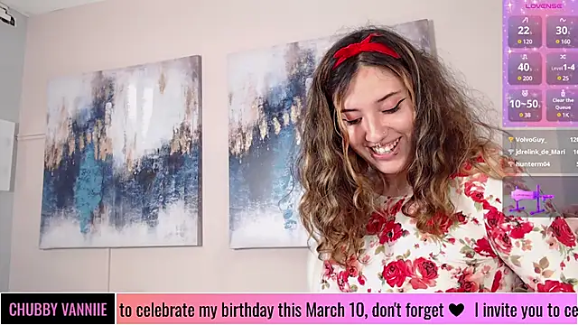 chubby vanniie  online show from 4, 3, 2025