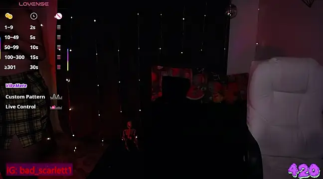 bad scarlett1 online show from 12, 3, 2025