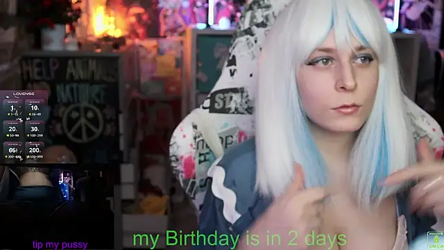 ShiroiFubuki online show from 18, 2, 2025