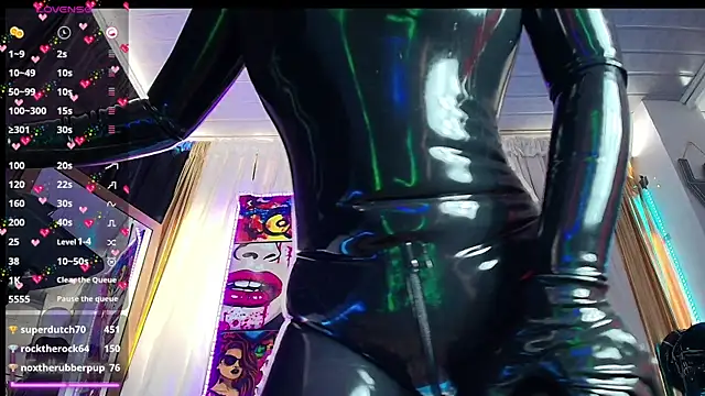 LatexDevil Blondie online show from 14, 3, 2025