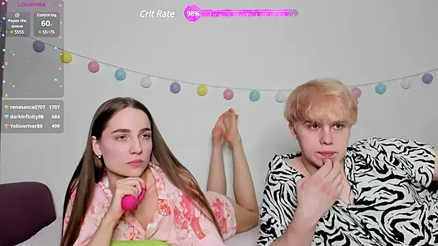 Emily and Ilumi online show from 1, 3, 2025