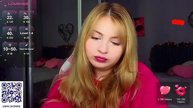 shy blondiee online show from 31, 1, 2025