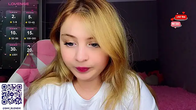 shy blondiee online show from 3, 2, 2025