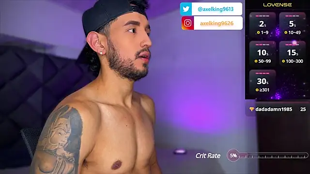 AxelKing1326 online show from 9, 3, 2025