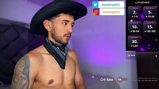 AxelKing1326 online show from 2, 3, 2025