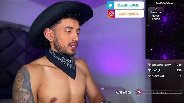 AxelKing1326 online show from 3, 3, 2025