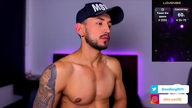 AxelKing1326 online show from 8, 9, 2025