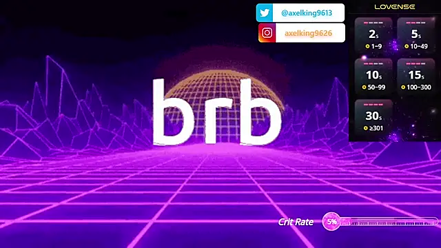 AxelKing1326 online show from 12, 3, 2025