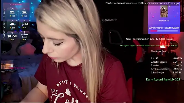 Lisaonthemoon online show from 14, 6, 2026