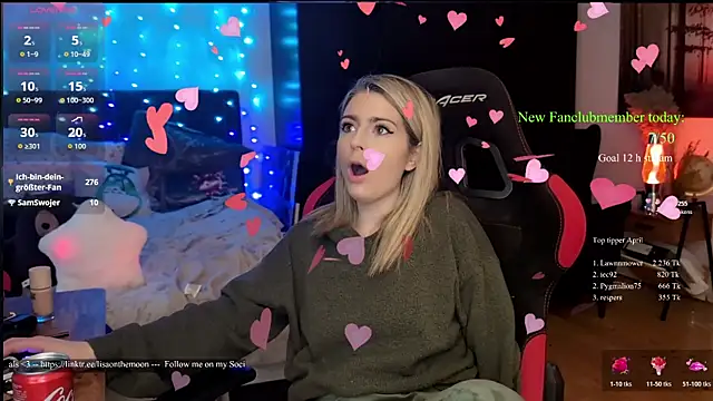 Lisaonthemoon online show from 12, 4, 2026