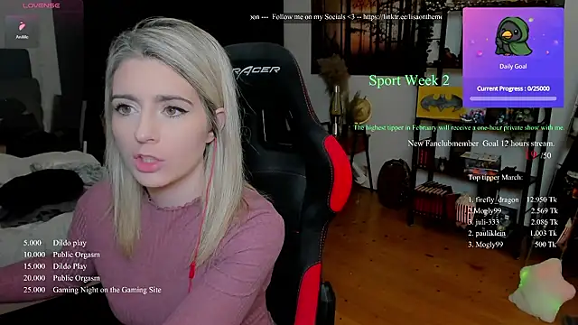 Lisaonthemoon online show from 7, 3, 2026