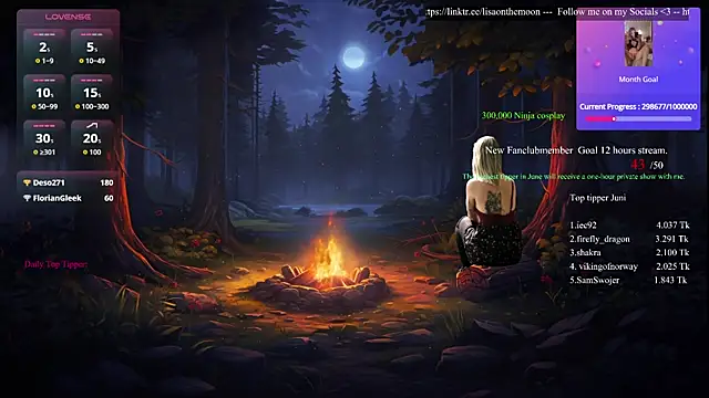 Lisaonthemoon online show from 17, 6, 2026