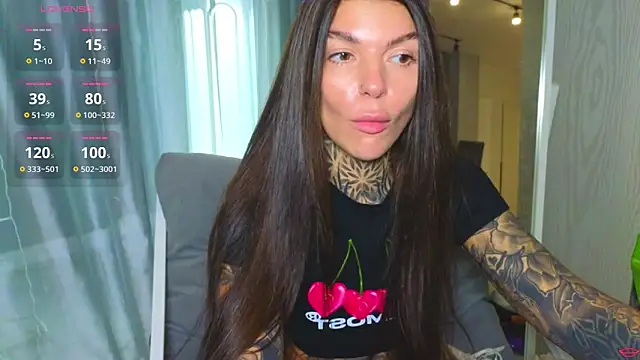 tattooedBabyy online show from 6, 3, 2026