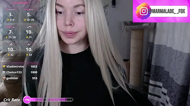 Marmalade Fox online show from 10, 3, 2026