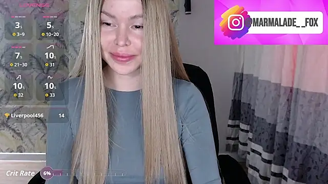 Snapshot of Marmalade_Fox chatting on 9, 7, 2026 Marmalade Fox online show from 9, 7, 2026