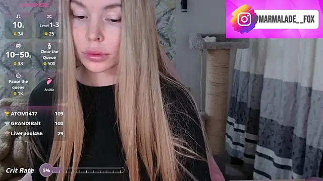 Marmalade Fox online show from 5, 3, 2026