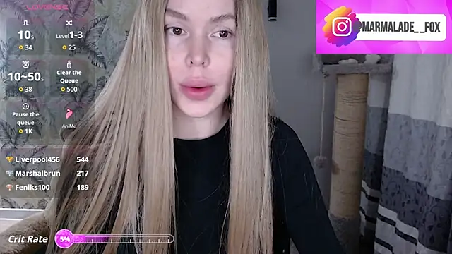 Marmalade Fox online show from 16, 3, 2026