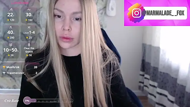 Snapshot of Marmalade_Fox chatting on 20, 7, 2026 Marmalade Fox online show from 20, 7, 2026