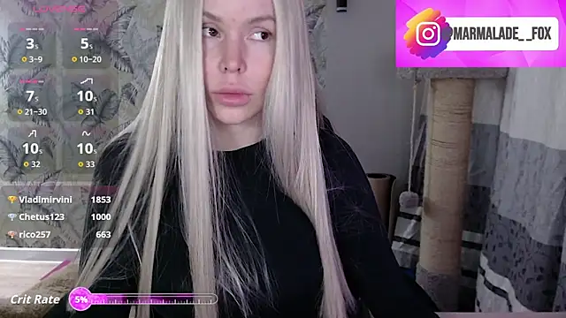 Marmalade Fox online show from 12, 3, 2026