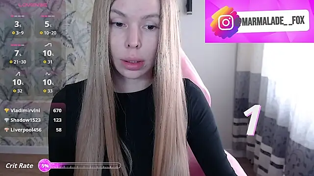 Marmalade Fox online show from 18, 4, 2026