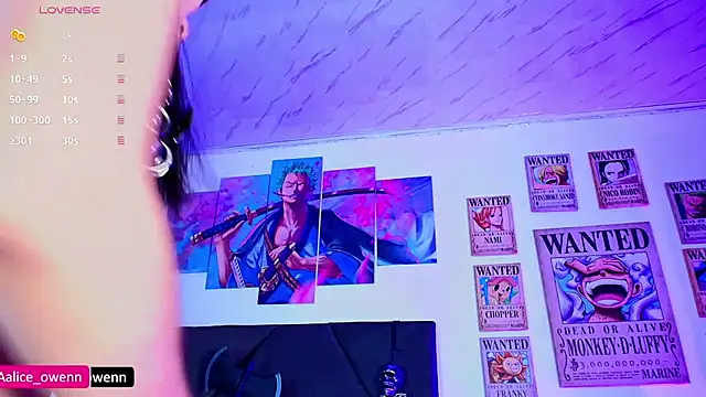 Aliceowenn online show from 17, 10, 2025