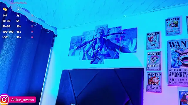 Aliceowenn online show from 13, 1, 2026