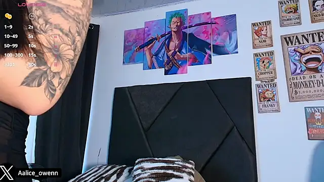 Aliceowenn online show from 7, 11, 2025