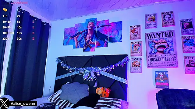 Aliceowenn online show from 5, 12, 2025