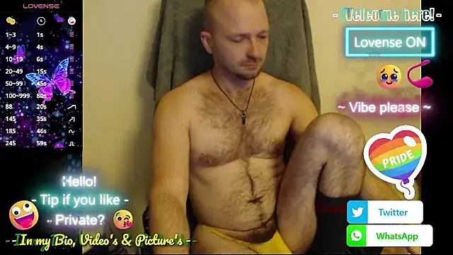 RealManHaveHairy online show from 6, 10, 2025