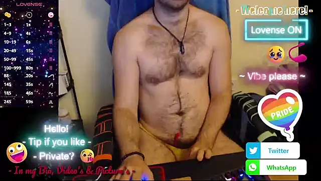 RealManHaveHairy online show from 2, 11, 2025