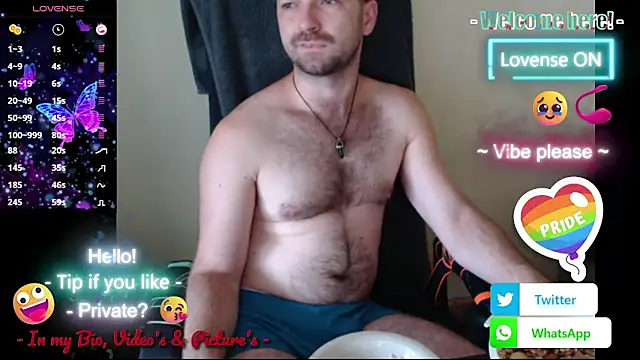 RealManHaveHairy online show from 2, 10, 2025