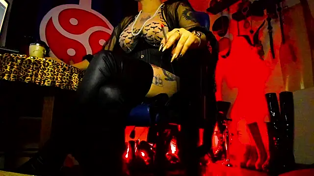 DominatrixBlue online show from 10, 2, 2025
