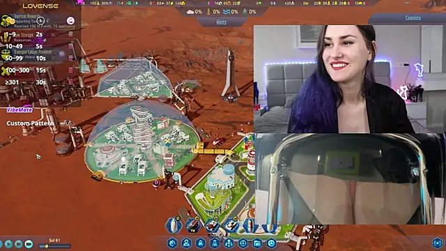 Erotic Synth Goddess online show from 18, 9, 2025