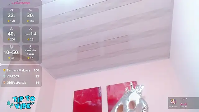 tamarafoxy  online show from 16, 2, 2025