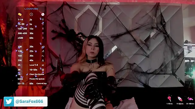 Snapshot of Sara_Foxx1 chatting on 29, 10, 2025 Sara Foxx1 online show from 29, 10, 2025