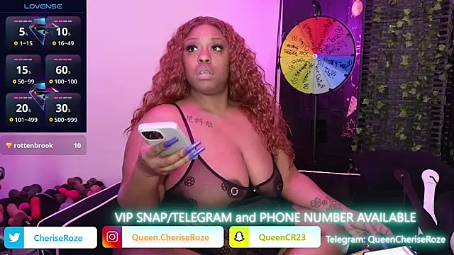 Snapshot of cheriserozequeen chatting on 10, 1, 2025 cheriserozequeen online show from 10, 1, 2025