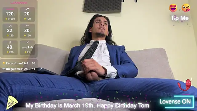 Tom blunt96 online show from 14, 3, 2025