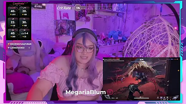 MegariaB online show from 27, 2, 2025