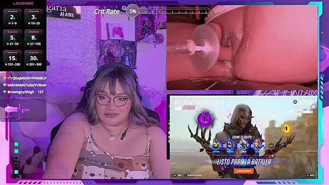 MegariaB online show from 1, 3, 2025