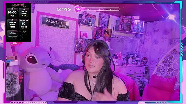 MegariaB online show from 10, 3, 2025