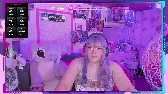 MegariaB online show from 8, 3, 2025