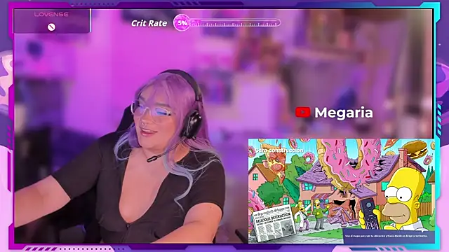 MegariaB online show from 2, 12, 2025