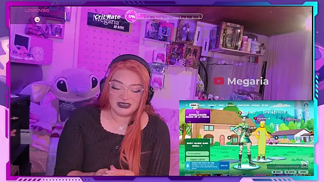 MegariaB online show from 8, 11, 2025