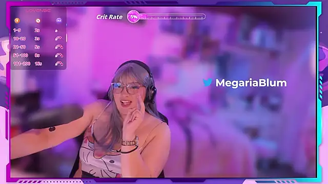 MegariaB online show from 12, 2, 2026