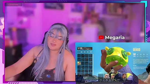 MegariaB online show from 4, 12, 2025