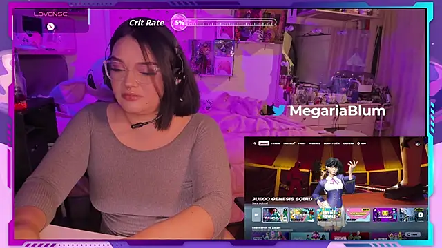 MegariaB online show from 11, 11, 2025