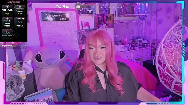 MegariaB online show from 16, 3, 2025