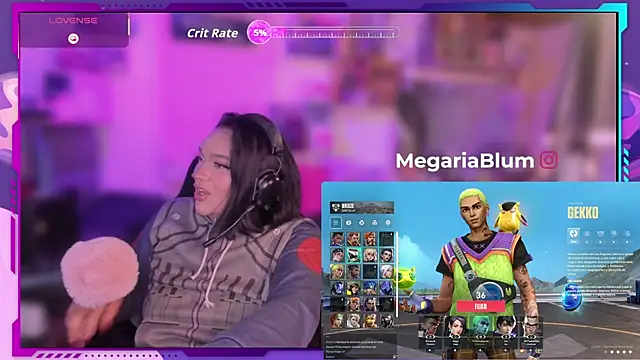 MegariaB online show from 24, 11, 2025