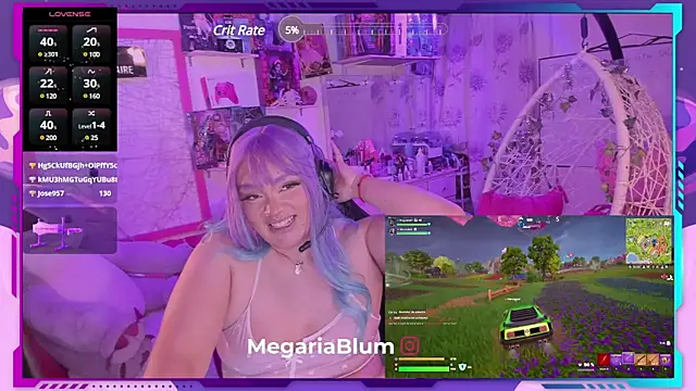 MegariaB online show from 22, 2, 2025